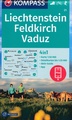 Wandelkaart 21 Liechtenstein - Feldkirch - Vaduz | Kompass