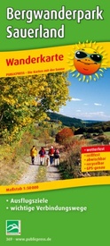 Wandelkaart Bergwanderpark Sauerland | Publicpress