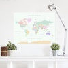 Wereldkaart van kurk Woody Map XL Retro | Miss Wood