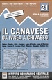 Wandelkaart 21 Il Canavese da Ivrea a Chivasso | IGC - Istituto Geografico Centrale