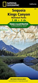 Wandelkaart - Topografische kaart 205 Sequoia - Kings Canyon National Parks | National Geographic