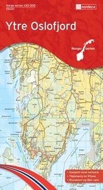 Wandelkaart - Topografische kaart 10020 Norge Serien Ytre Oslofjord | Nordeca