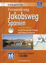 Wandelgids - Pelgrimsroute Hikeline Jakobsweg Spanien | Esterbauer