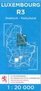 Wandelkaart - Topografische kaart R3 Luxemburg Diekirch - Putscheid - Ettelbruck - Vianden | Topografische dienst Luxemburg