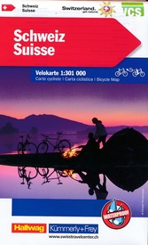 Fietskaart Schweiz - Zwitserland | Kümmerly & Frey