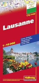 Stadsplattegrond City Map Lausanne | Hallwag