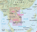 Wegenkaart - landkaart Vietnam - Laos - Cambodia (Cambodja) | Nelles Verlag