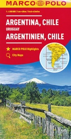 Wegenkaart - landkaart Argentinië, Chile & Uruguay | Marco Polo