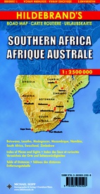 Wegenkaart - landkaart Southern Africa - Zuidelijk Afrika | Hildebrand's
