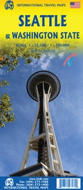 Wegenkaart - landkaart Seattle & Washington State | ITMB