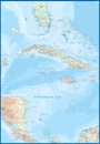 Waterkaart Caribbean Cruising | ITMB
