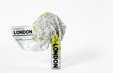 Stadsplattegrond Crumpled City Maps London - Londen | Palomar
