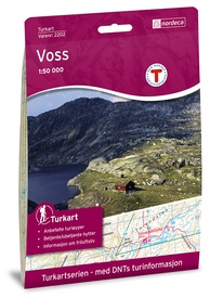 Wandelkaart 2202 Turkart Voss | Nordeca
