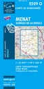 Wandelkaart 2529O SB - Serie Bleue Menat Gorges de la Sioule  | IGN - Institut Géographique National