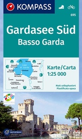 Wandelkaart 695 Basso Garda - Gardasee Süd | Kompass