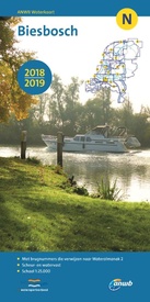 Waterkaart N Biesbosch 2018 - 2019 | ANWB Media