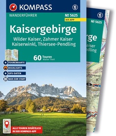 Wandelgids 5625 Kompass Wanderführer Kaisergebirge | Kompass