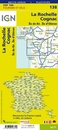 Fietskaart - Wegenkaart - landkaart 138 La Rochelle - Royan - Rochefort - Île de Ré - Saintes - Cognac | IGN - Institut Géographique National