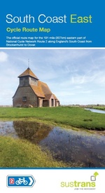Fietskaart Cycle Map South Coast East | Sustrans