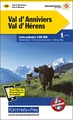 Wandelkaart 23 Val d'Anniviers - Val d'Hérens - Crans-Montana | Kümmerly & Frey