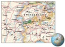 Wandelatlas 4001 Topographic Map Guide Haute Route Chamonix to Zermatt | National Geographic