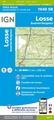Wandelkaart - Topografische kaart 1640SB Losse | IGN - Institut Géographique National