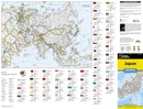 Wegenkaart - landkaart Japan + vlaggen | National Geographic