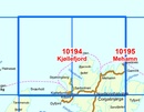Wandelkaart - Topografische kaart 10194 Norge Serien Kjøllefjord | Nordeca