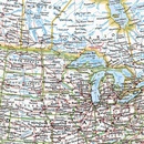 Wandkaart Noord Amerika, politiek, 91 x 118 cm | National Geographic
