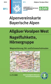 Wandelkaart BY01 Alpenvereinskarte Allgäuer Voralpen West | Alpenverein