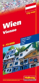 Stadsplattegrond City Map Wenen - Wien | Hallwag