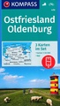 Wandelkaart 410 Ostfriesland Oldenburg | Kompass