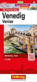 Stadsplattegrond Venetië - Venezia | Hallwag