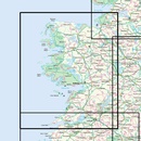 Wegenkaart - landkaart Ireland West ( Ierland ) | Ordnance Survey Ireland