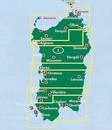 Fietskaart - Wegenkaart - landkaart Sardinië Noord + Zuid | Freytag & Berndt
