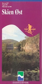 Wandelkaart 2527 Turkart Skien Ost | Nordeca
