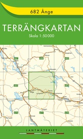 Wandelkaart - Topografische kaart 682 Terrängkartan Ange | Lantmäteriet
