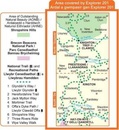 Wandelkaart - Topografische kaart 201 Explorer  Knighton, Presteigne  | Ordnance Survey