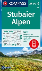 Wandelkaart 83 Stubaier Alpen | Kompass
