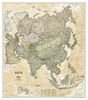 Wandkaart Azië, politiek & antiek, 84 x 96 cm | National Geographic