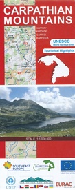 Wegenkaart - landkaart Carpathian Mountains - Karpaten | Huber Verlag