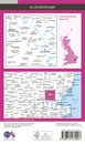 Topografische kaart 167 Landranger Active Chelmsford / Harlow  / Bishop's Stortford | Ordnance Survey Wandelkaart - Topografische kaart 167 Landranger Chelmsford, Harlow & Bishop's Stortford | Ordnance Survey