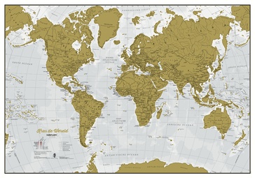 Scratch Map Wereldkaart NEDERLANDS | Maps International