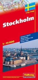 Stadsplattegrond City Map Stockholm | Hallwag