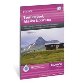 Wandelkaart Fjällkartor 1:100.000 Treriksröset, Abisko & Kiruna | Zweden | Calazo