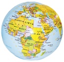 Opblaasbare wereldbol - globe Maps in a Box - Africa & World | MapStudio