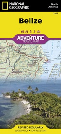 Wegenkaart - landkaart 3106 Adventure Map Belize | National Geographic