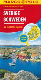 Wegenkaart - landkaart Sweden - Zweden | Marco Polo