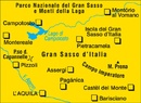 Wandelkaart 669 Gran Sasso d'Italia-L'Aquila | Kompass