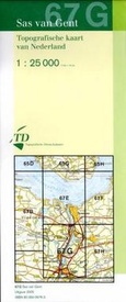 Topografische kaart 67G Sas van Gent | Kadaster